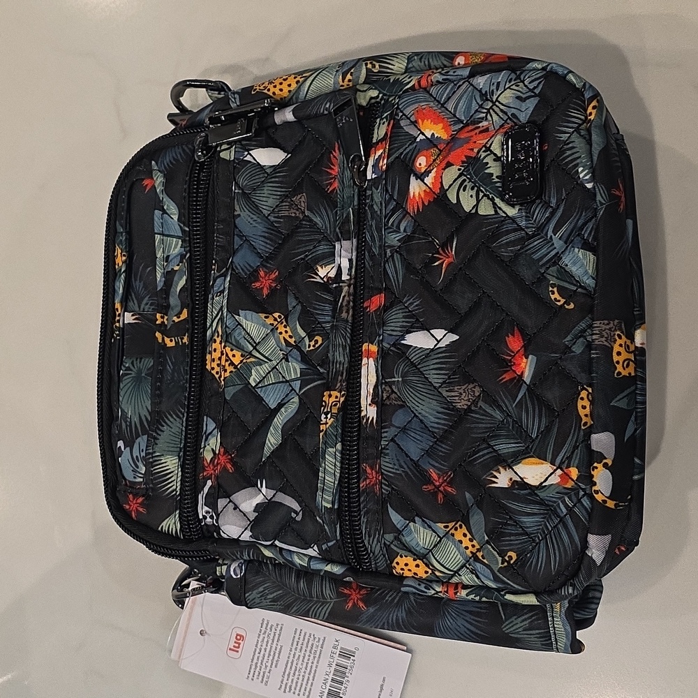 Lug Can Can XL Wildlife Black Nwt